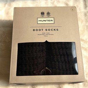 Hunter Original Waffle Boot Sock- Tall- Black-NEW! NEVER WORN